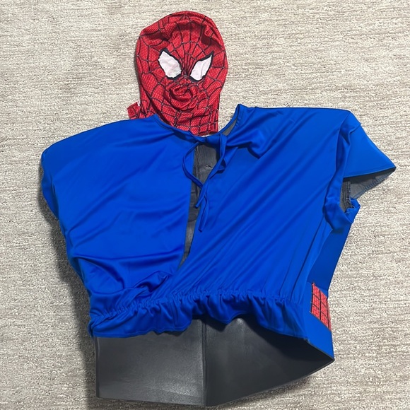 New men’s Spider man top & mask XL - Picture 3 of 4